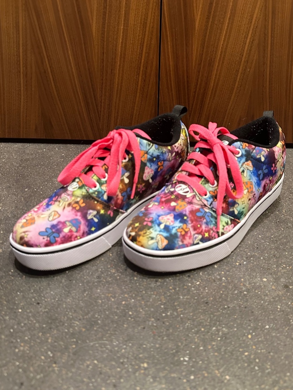 Heelys - Pro 20 Prints - Black Pink Yellow - Youth 6 / Womens 7
